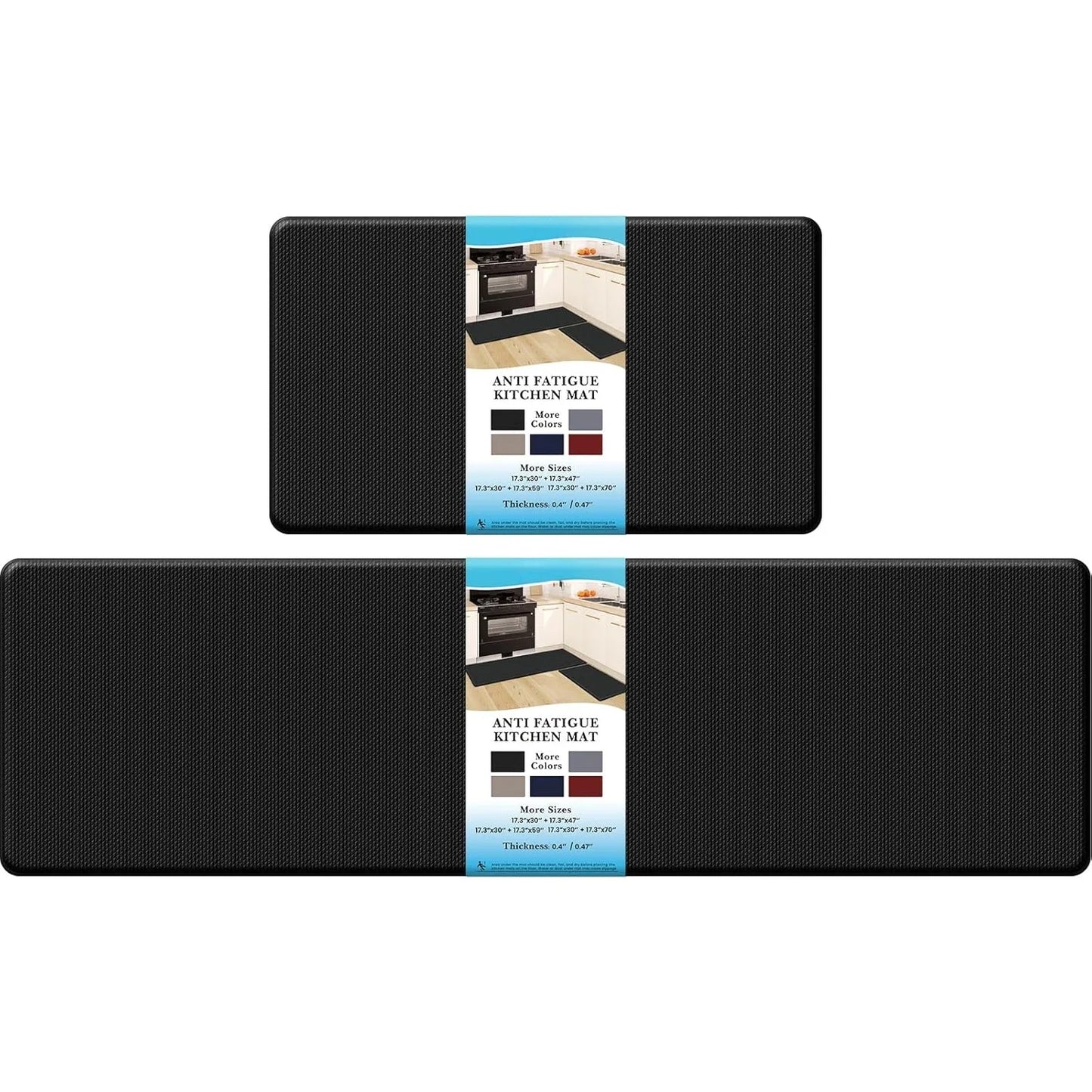 Hign-Concerned Anti Fatigue Kitchen Mat Cushioned Comfort