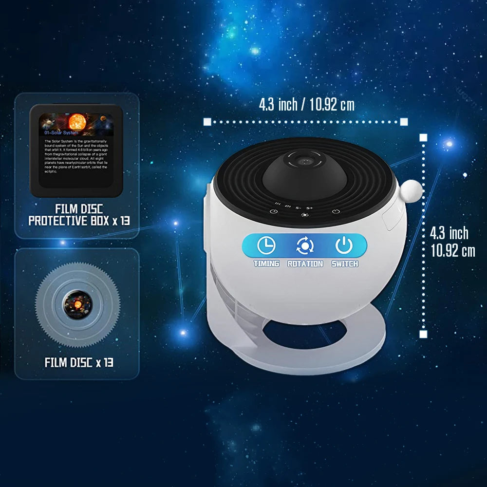 Mexllex Galaxy Star Projector Planetarium 360 Rotation