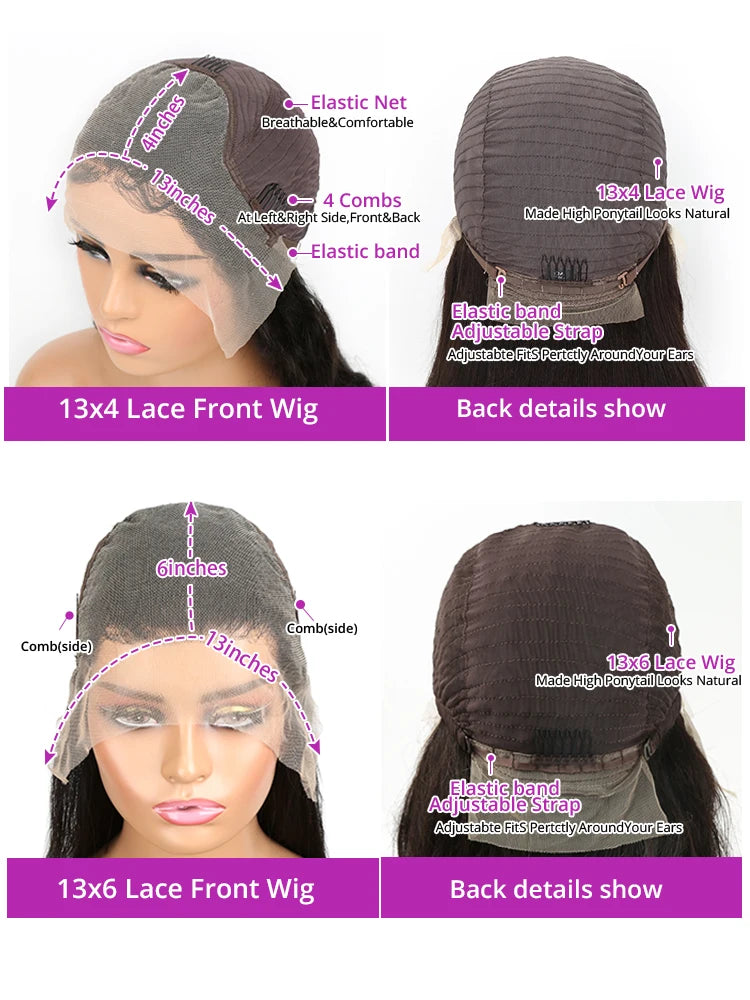 Peruvian Water Curly Deep Wave HD Lace Front Wig Pro
