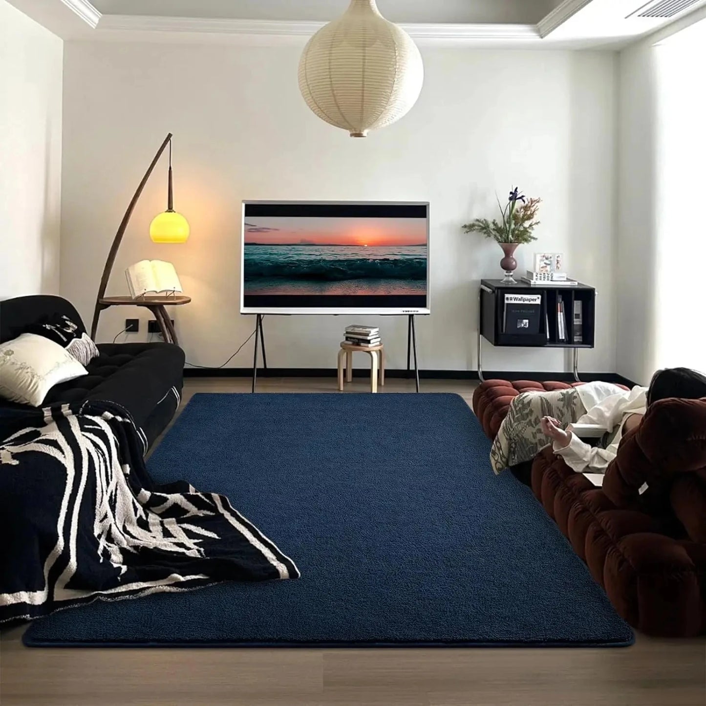 Hign-concerned Living Room Carpet Nonslip Soft Floor Rug