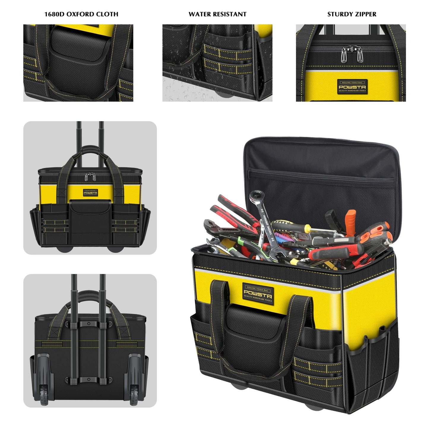 Hign Concerned Waterproof Rolling Bag Extendable Handle