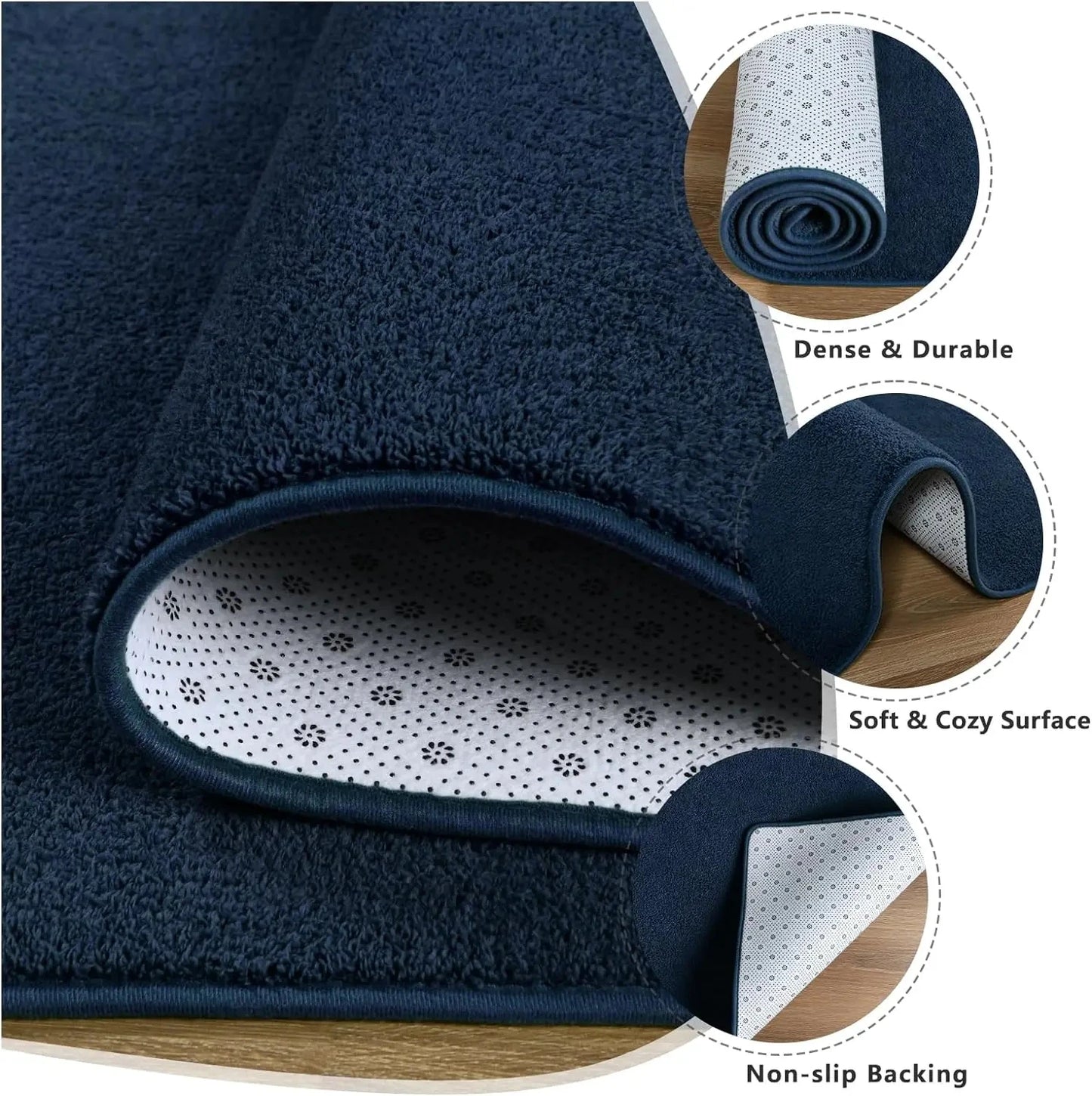 Hign-concerned Living Room Carpet Nonslip Soft Floor Rug