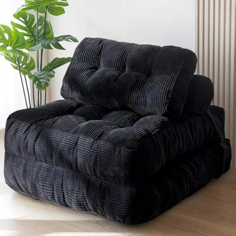 Combination Sofa Bed With Pillow Convertible Sleeper Chair