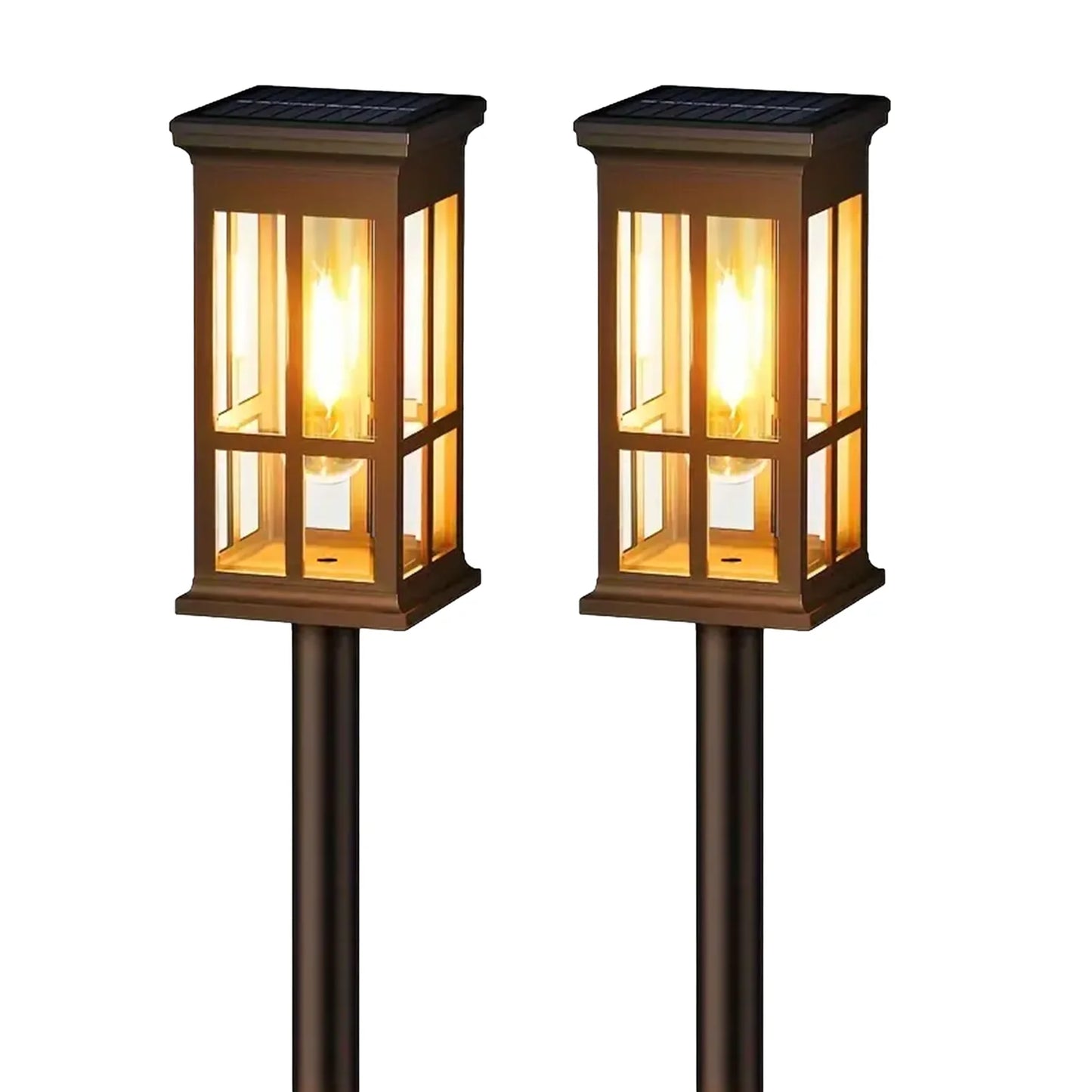 KPSTEK Solar Pathway Lights Pack Outdoor Garden Lighting