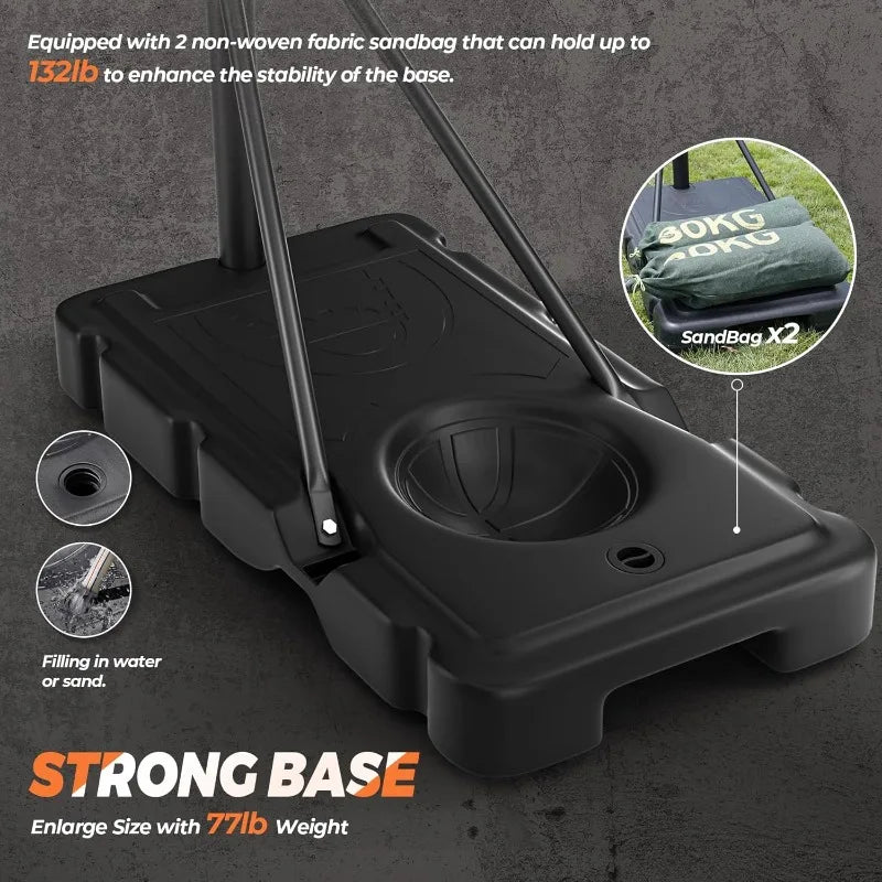 Online Goods Warehouse Adjustable Portable Basketball Hoop
