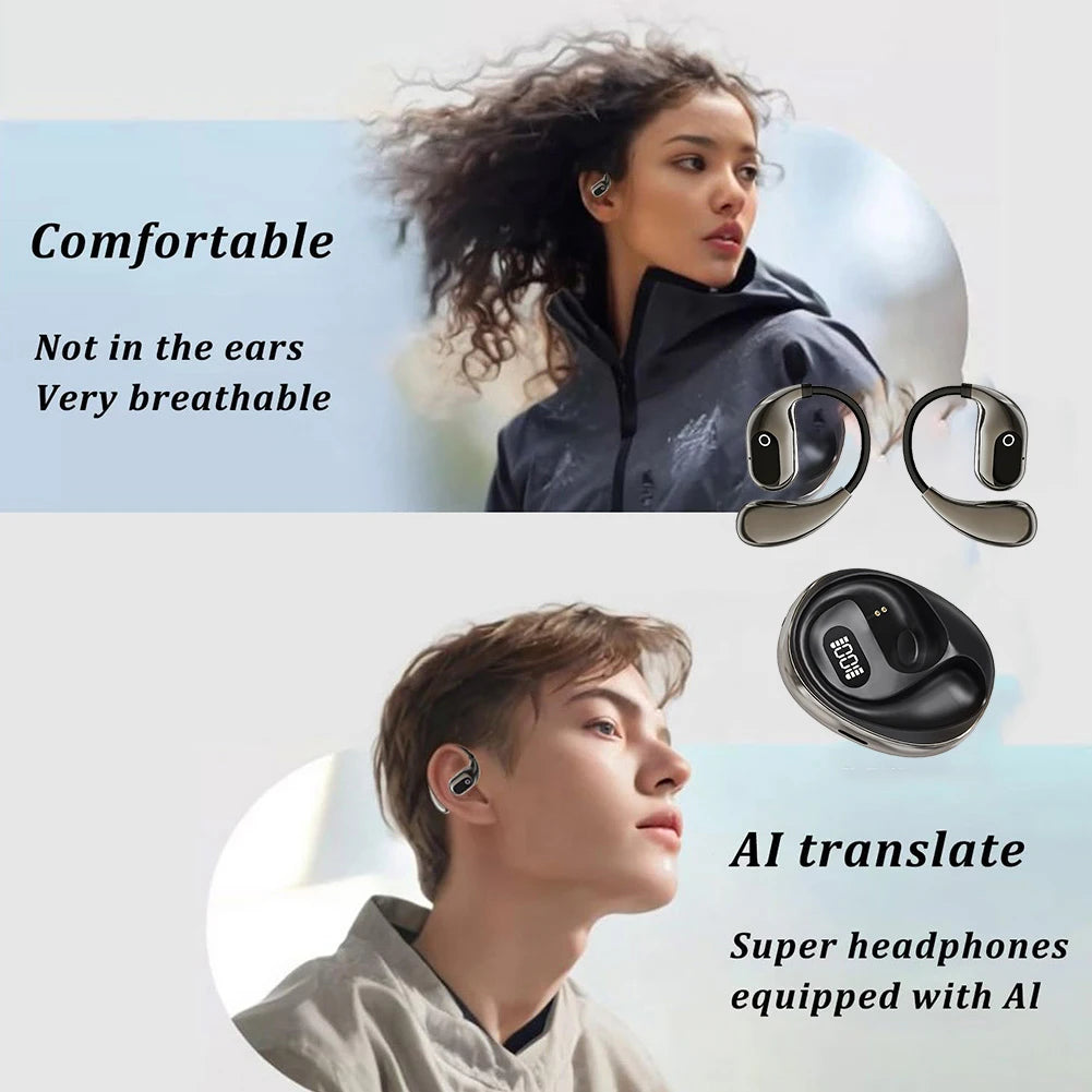 Toopre AI Translation Earbuds 138 Languages Bluetooth 5.3