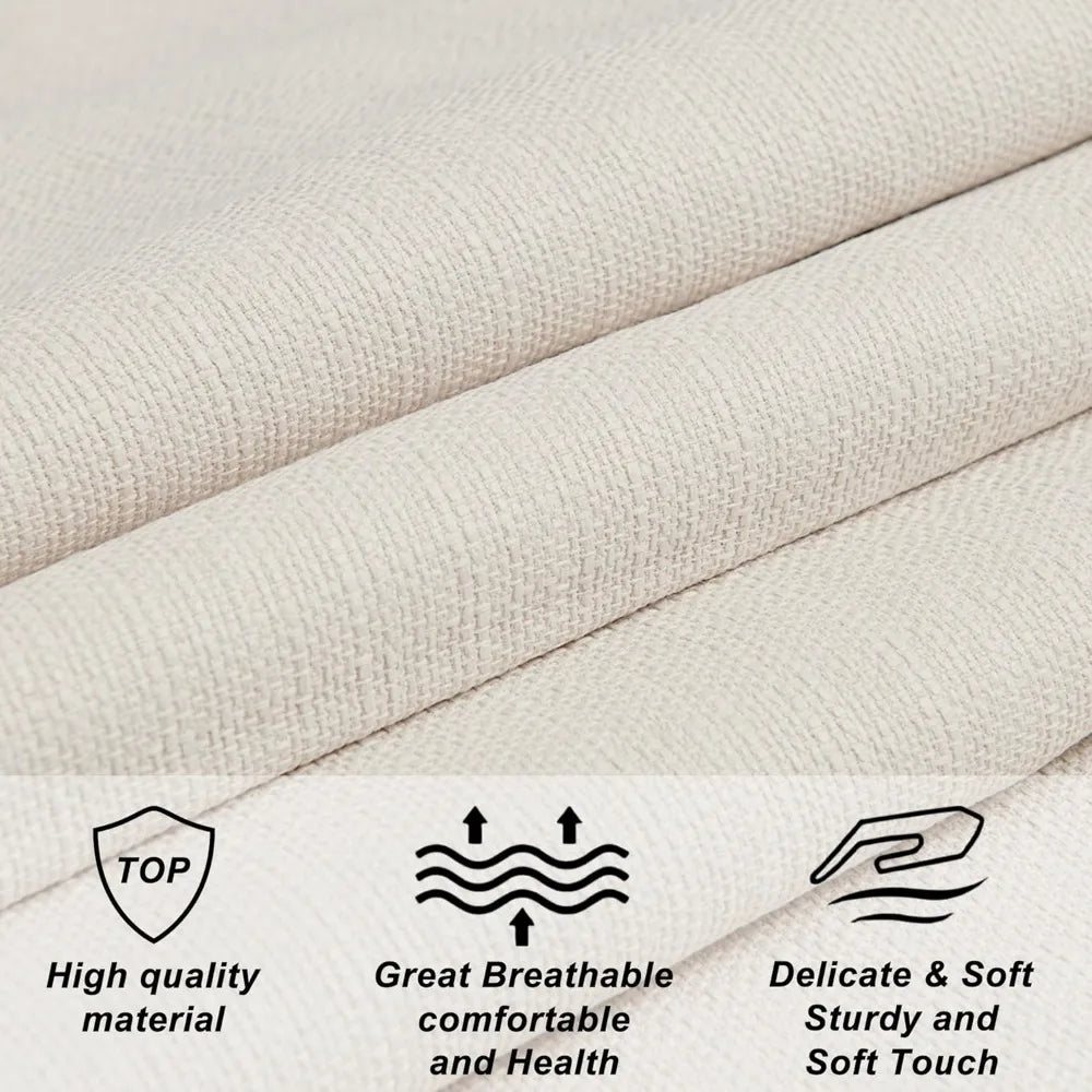 Online Goods Warehouse Linen Upholstered Tufted Headboard