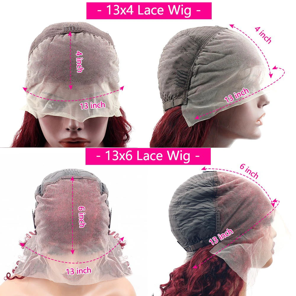 Eddfine Brazilian Lace Front Wig Remy Body Wave Density