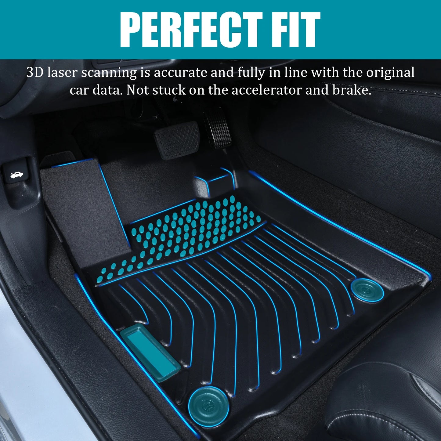 Filling All Weather TPE Floor Mats TwoRow Lexus RX