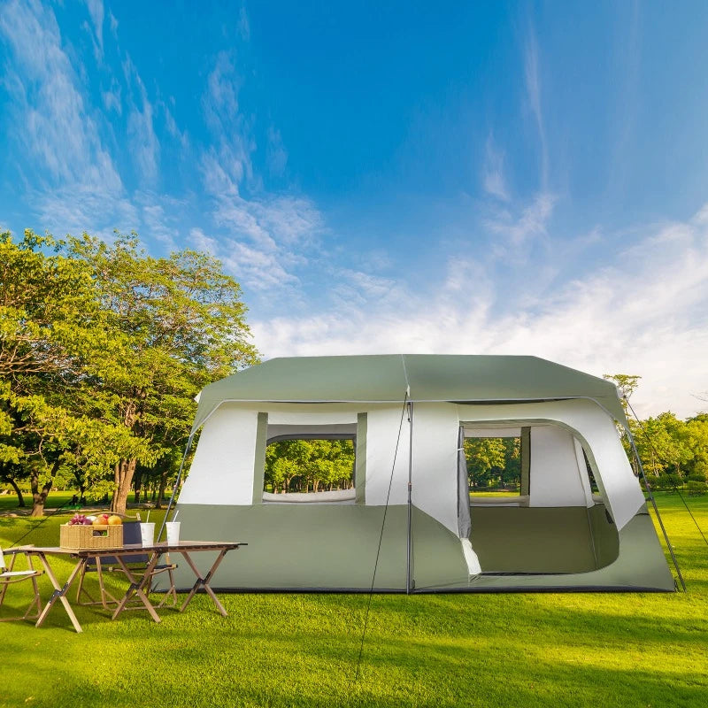 Building Family Camping Tent With Rainfly And Carry Bag