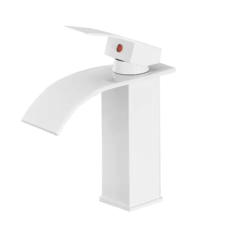 MYQualife Waterfall Vessel Bathroom Faucet Deck Mounted Single Hole