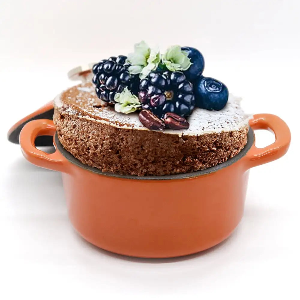 XMSJ Enameled Cast Iron Mini Pot Cocotte With Lid Set