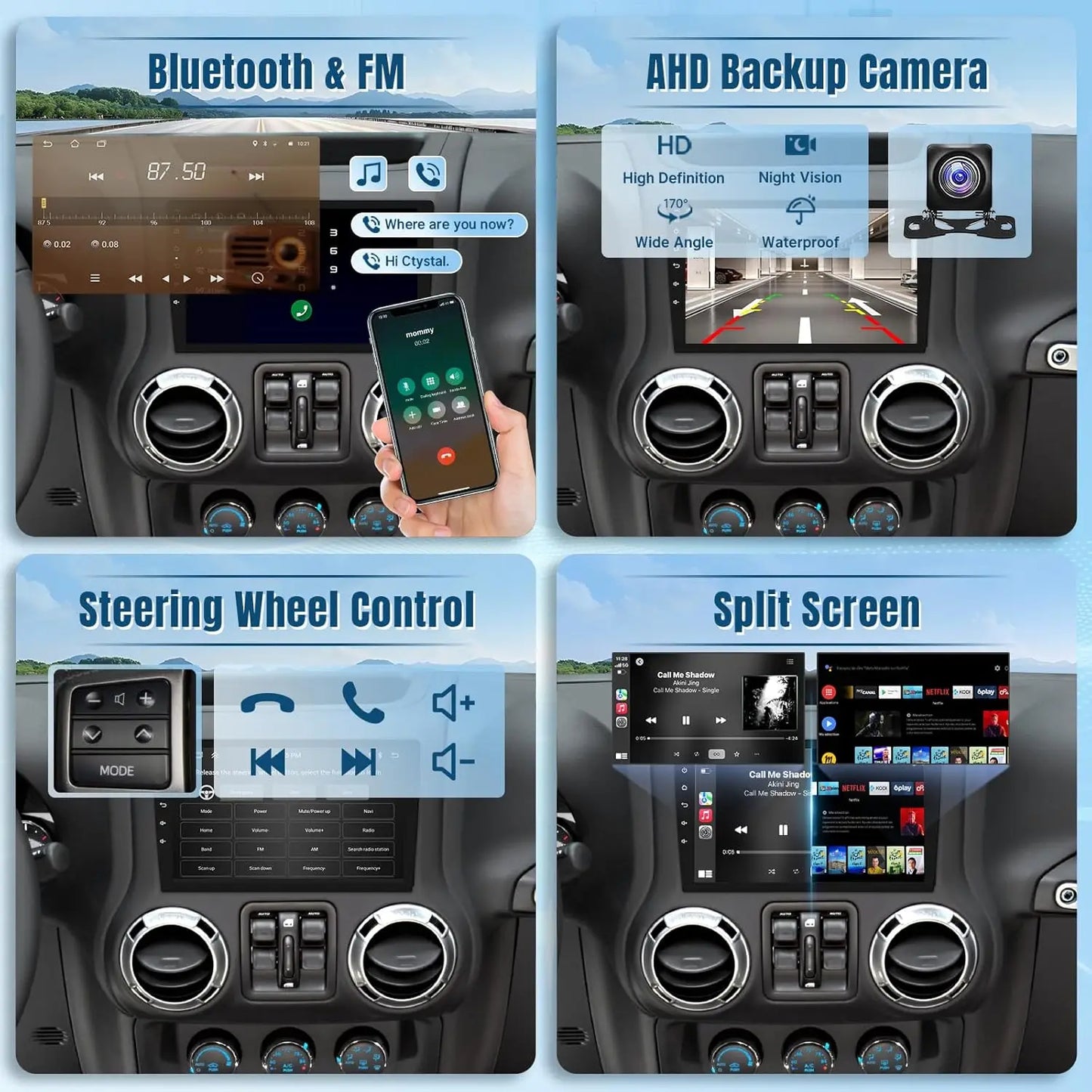 Online Goods Warehouse Wireless Car Radio For Jeep