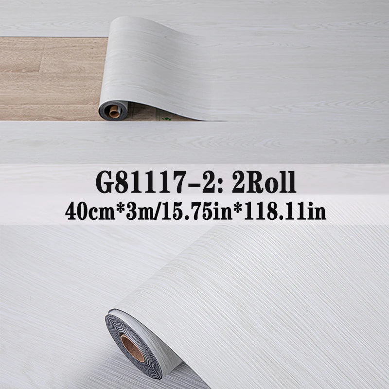Peel and Stick Floor Tile，2 Roll Vinyl Flooring Roll 15.75"x 118.11"/25.8Sq.Ft Wood Grain Peel Stick Floor Tiles