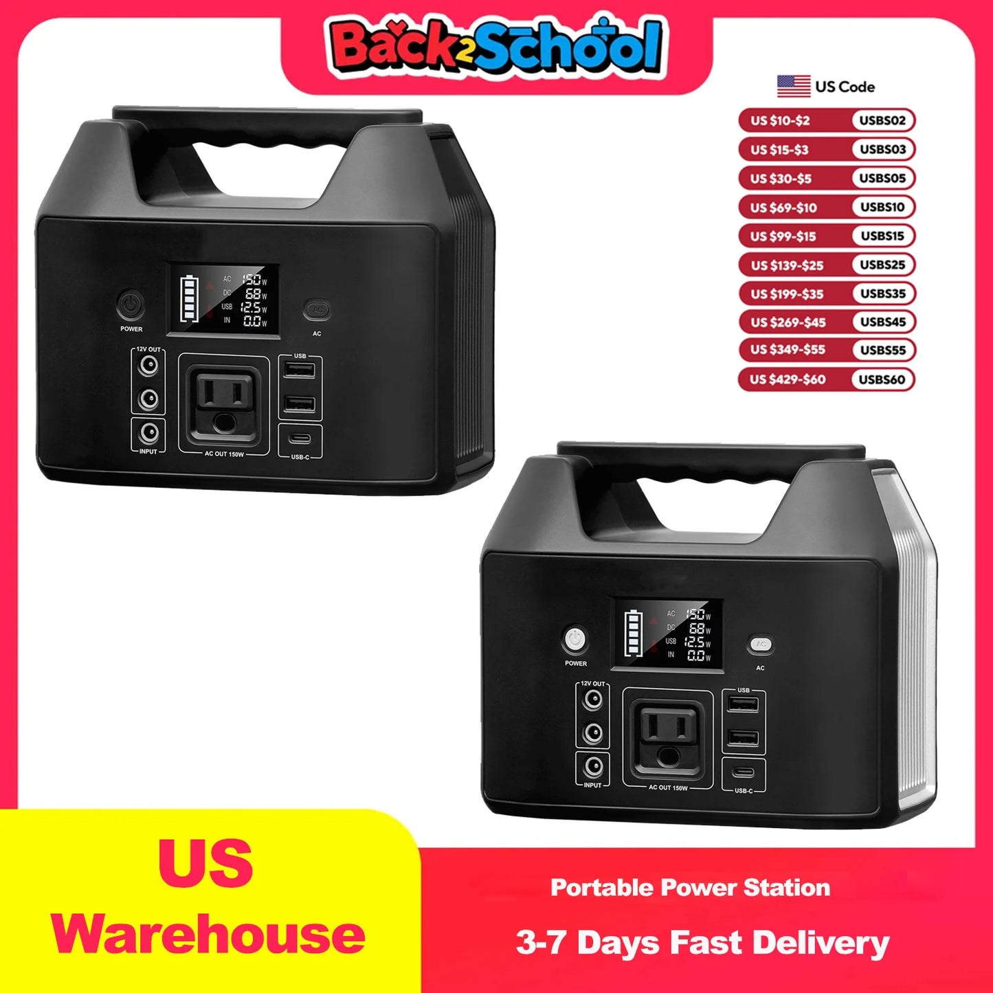 Online Goods Warehouse SinKeu Portable Power Station 300W