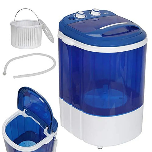 XMSJ Portable Single Tub Washer Compact Semi Automatic