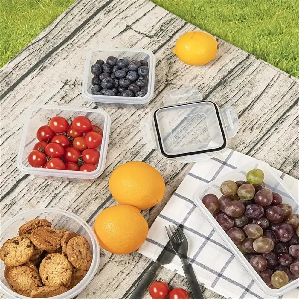 Dinnerware 12 Piece Food Airtight Containers Lunch Boxes Set