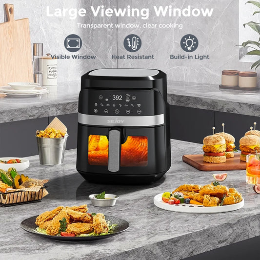 Sejoy Air Fryer Toaster Oven Combo With Digital Display