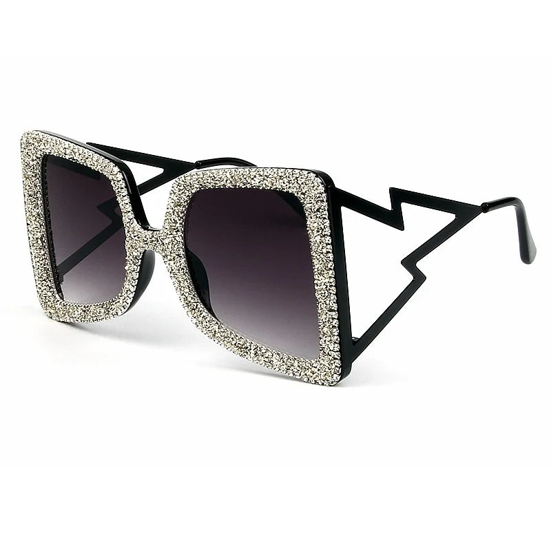 FenQiqi Butterfly Rhinestone Gradient Designer Sunglasses