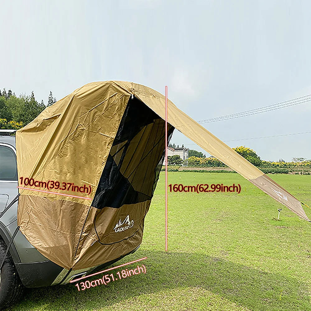 Building Car Trunk Tent With Shade Awning For Camping
