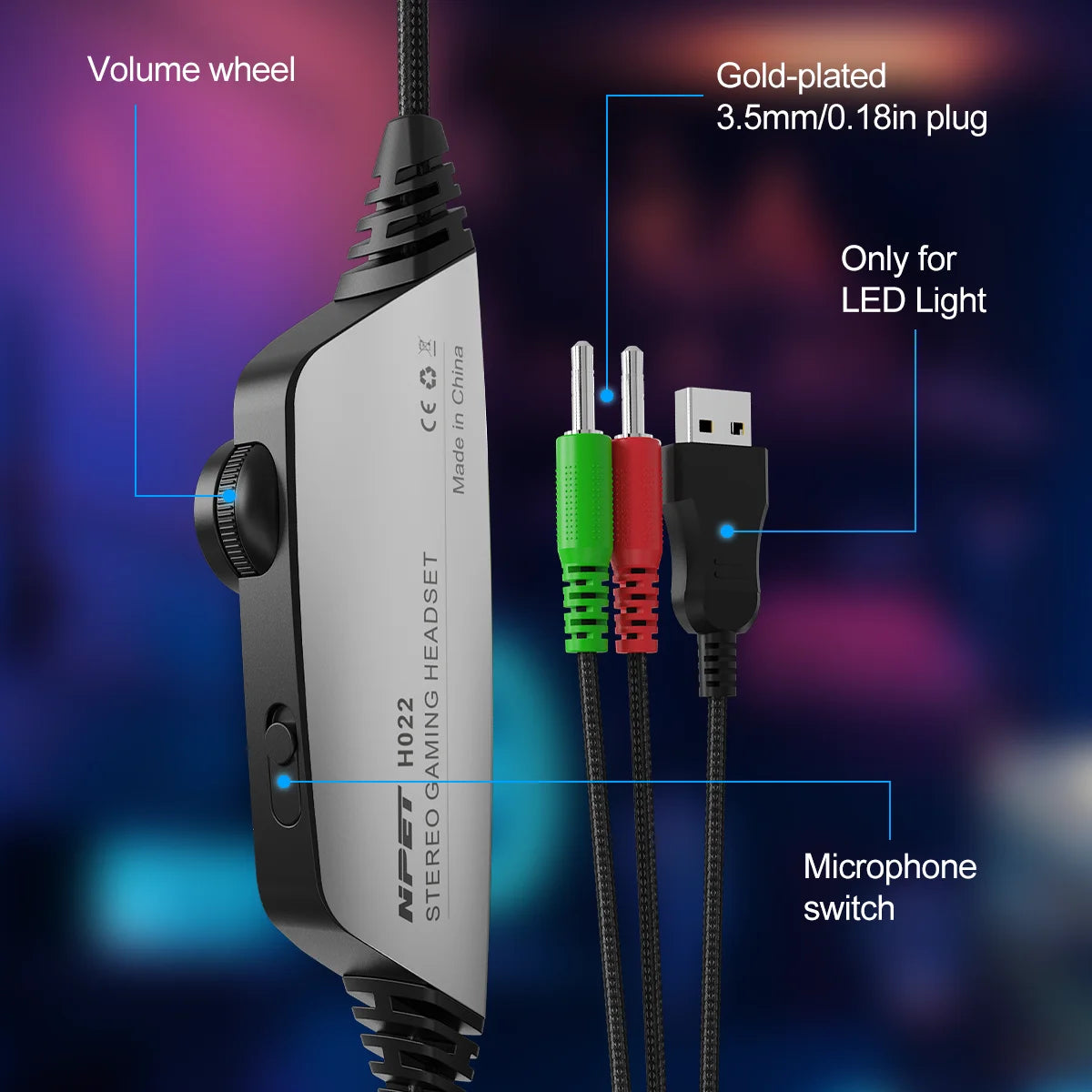 NPET HS10 Wired Gaming Headphones With Microphone Headset