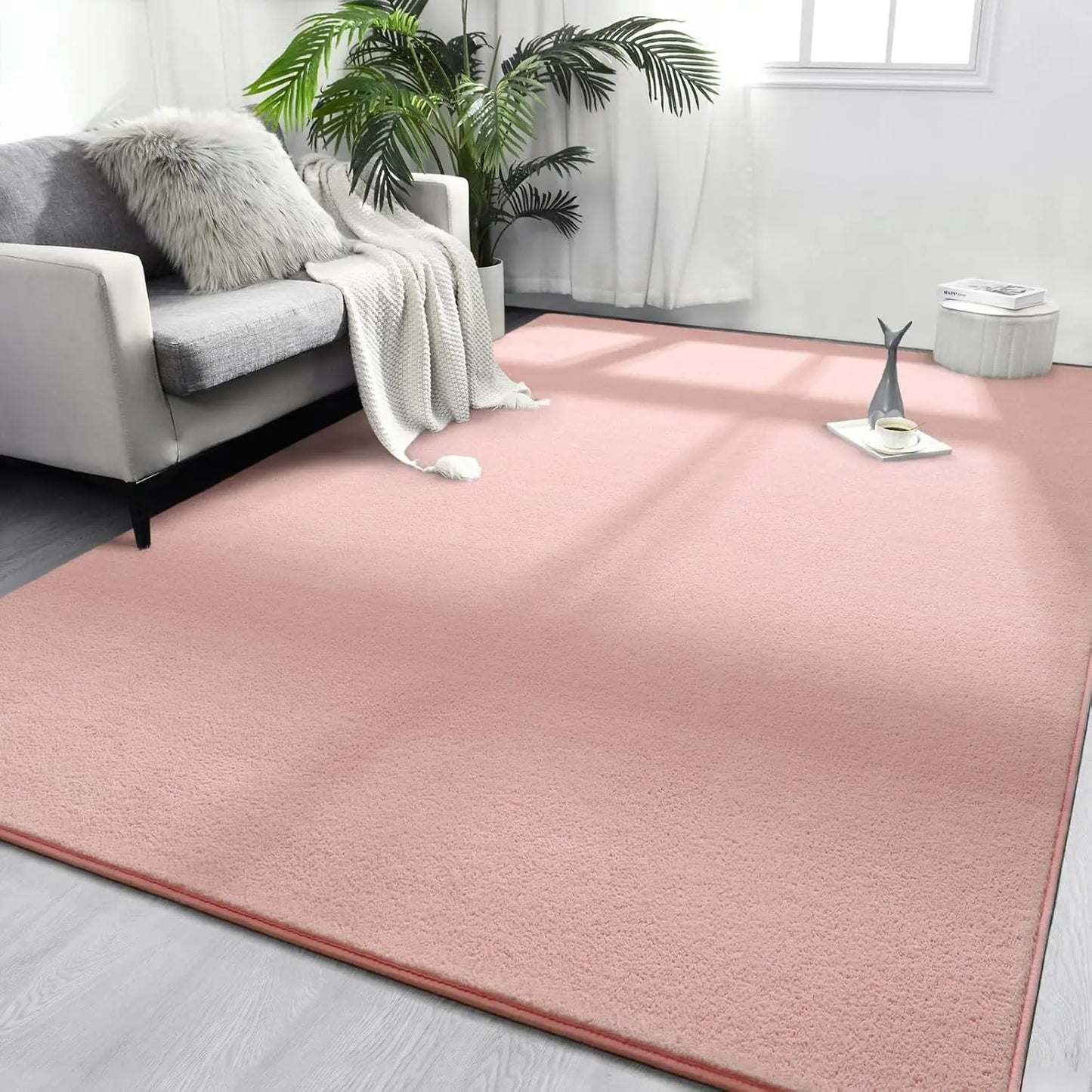 Hign-concerned Living Room Carpet Nonslip Soft Floor Rug