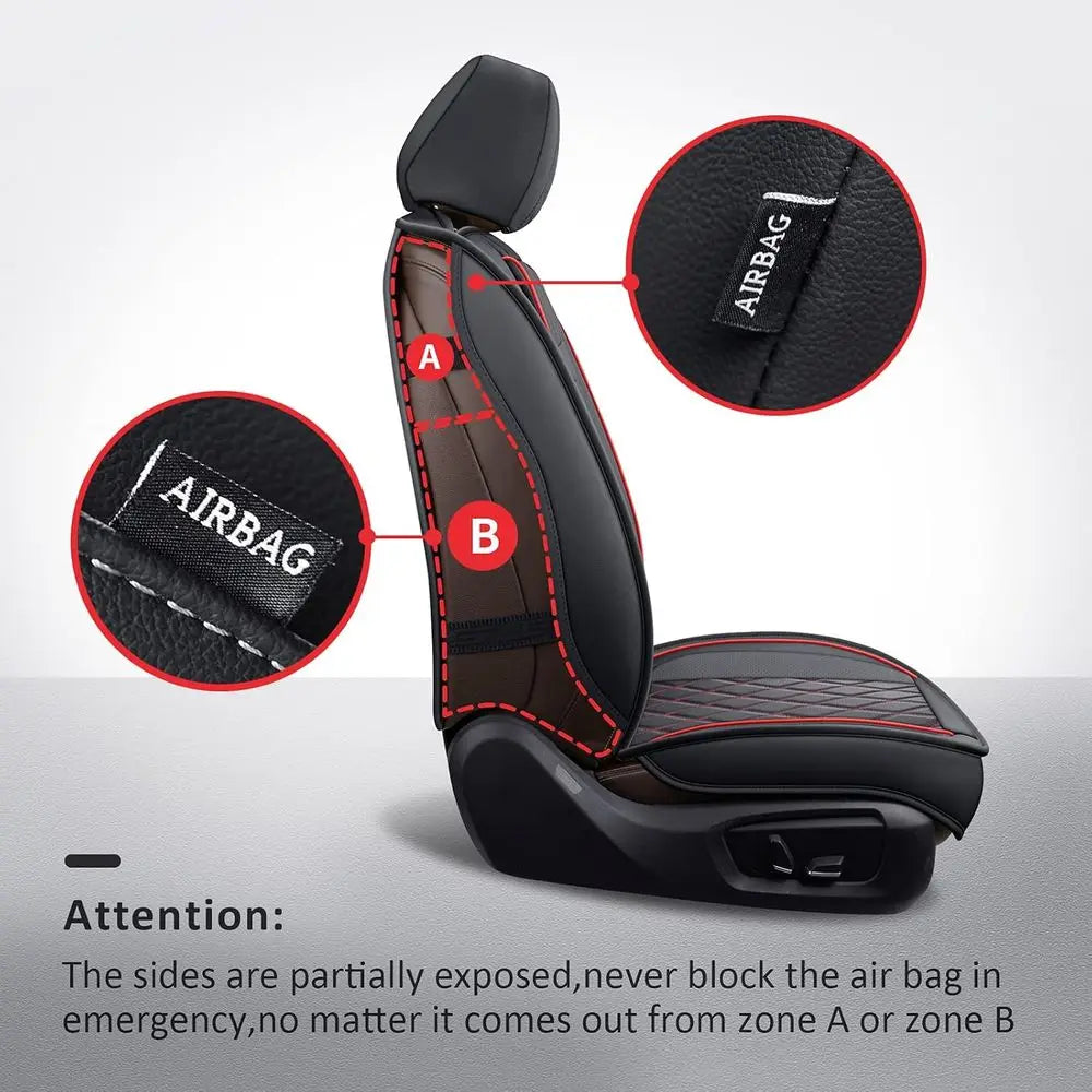 Waterproof Seat Cover Full Set Vehicle Cushion Cover Automotive Seat Protector Breathable Universal Fit for Most Sedan, Truck an