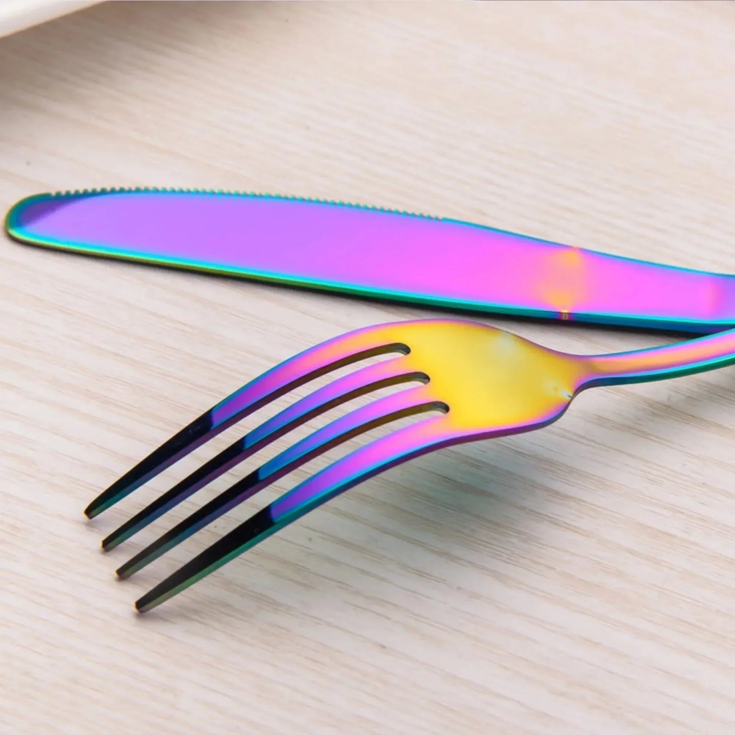 Stainless Steel Flatware Set 24-Piece Service For 6