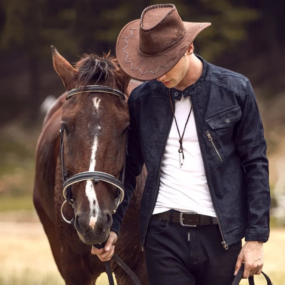 CCOOLERFIRE Full Grain Leather Mens Belt Genuine Cowhide