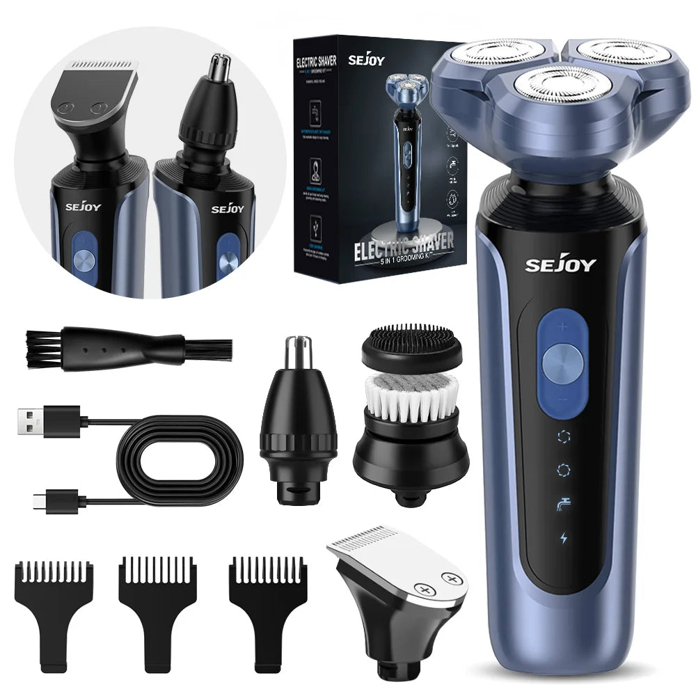 Sejoy Electric Razor For Men Foil Shaver 7500 RPM High Speed