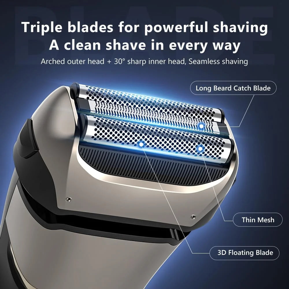 Sejoy Electric Razor For Men Foil Shaver 7500 RPM High Speed