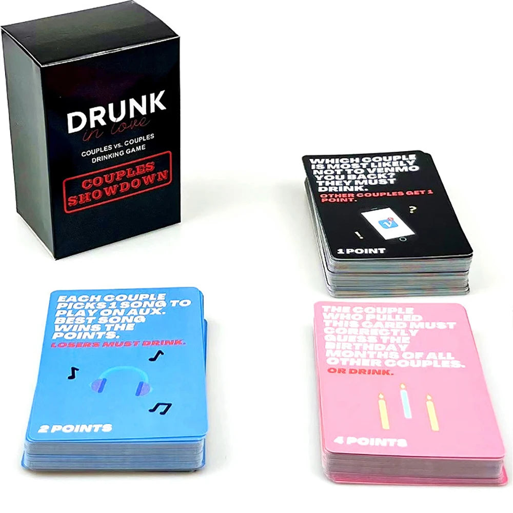 Drunk in Love Couples Drinking Card Game Super Fun Date Night Games for Adults Romantic Anniversary Party & Valentines Gifts
