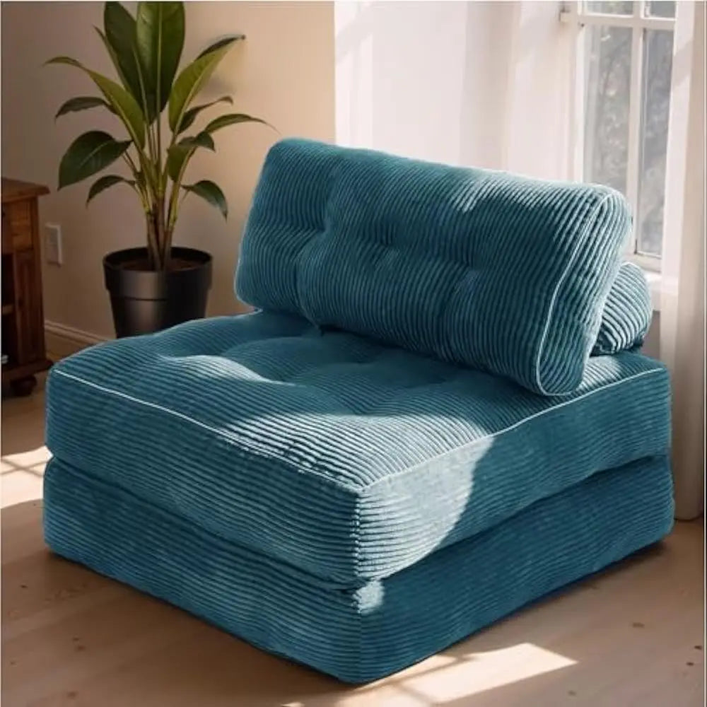Combination Sofa Bed With Pillow Convertible Sleeper Chair