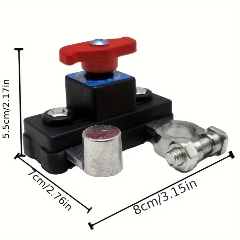 Car Battery Disconnect Switch Manual Automatic Circuit Breaker Anti-Power Off Leakage Protector Universal Auto Parts 12V/24V