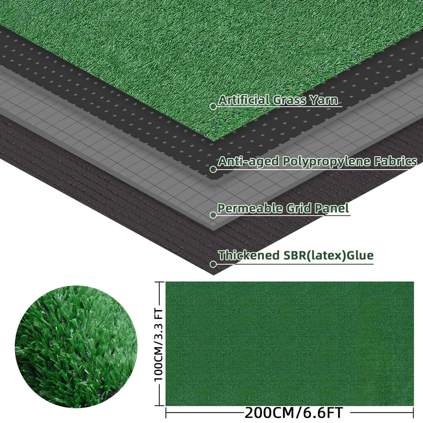 200-400cm Artificial Grassland Simulation Moss Lawn Turf Fake Green Grass Mat Carpet DIY Micro Landscape Home Floor Decor