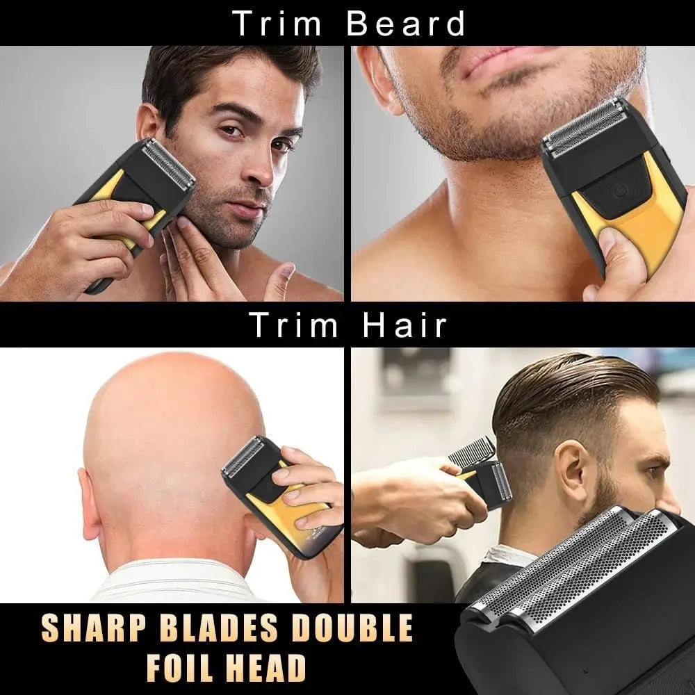 YUKU USB Rechargeable Electric Shaver For Men Cordless