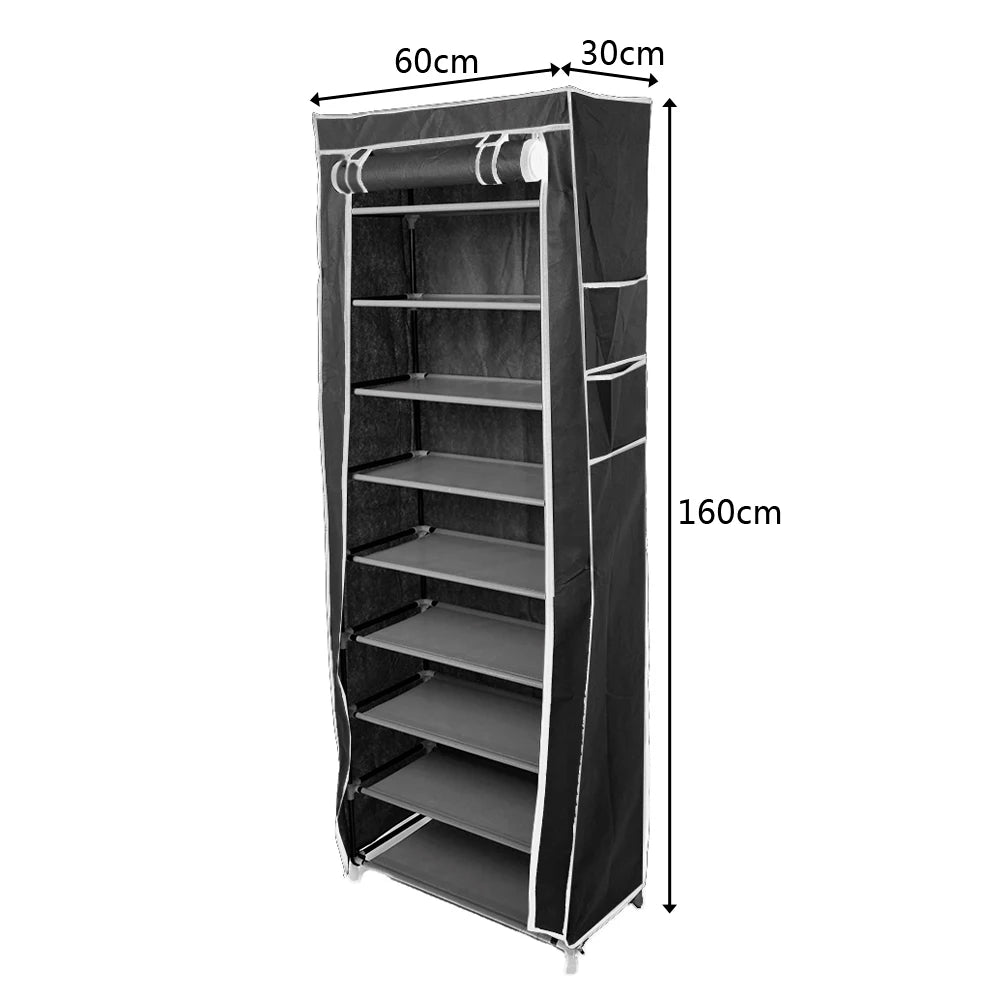 Online Goods Warehouse Nonwoven Fabric Shoe Rack Organizer