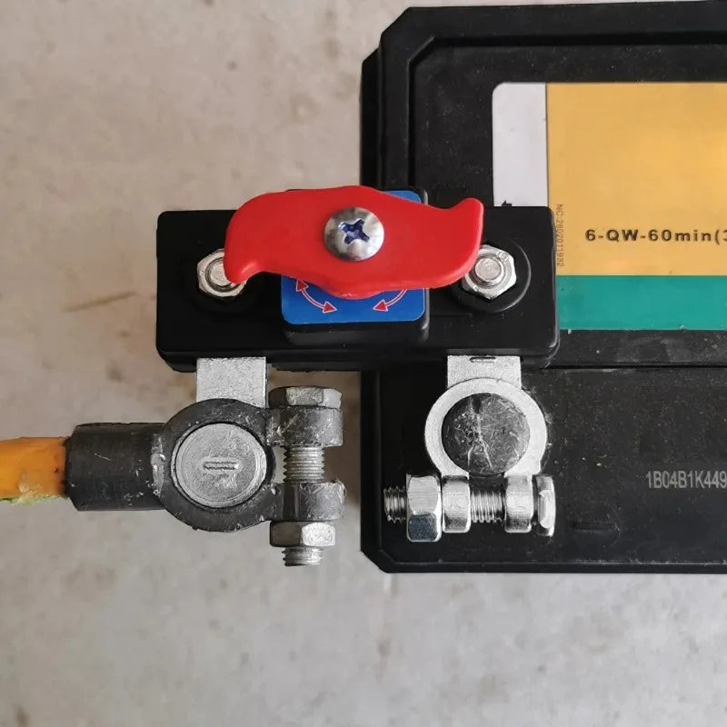 Car Battery Disconnect Switch Manual Automatic Circuit Breaker Anti-Power Off Leakage Protector Universal Auto Parts 12V/24V