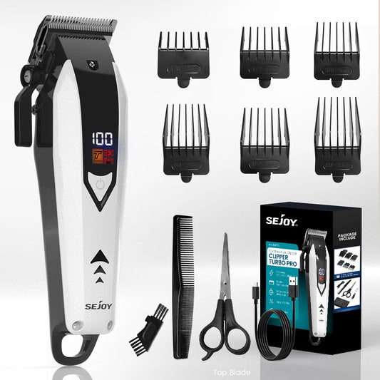 Sejoy Cordless Hair Clippers for Men With LED Display