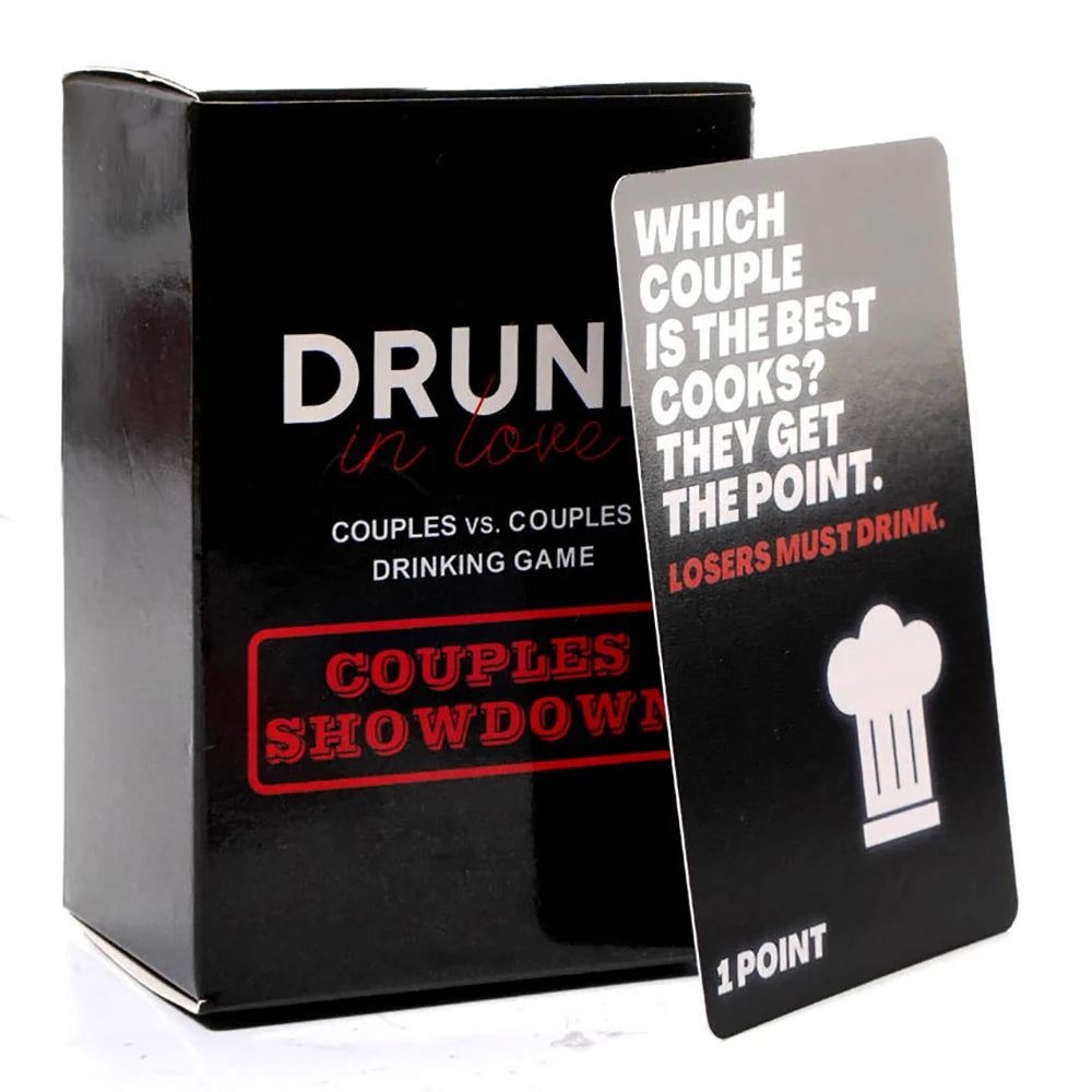 Drunk in Love Couples Drinking Card Game Super Fun Date Night Games for Adults Romantic Anniversary Party & Valentines Gifts