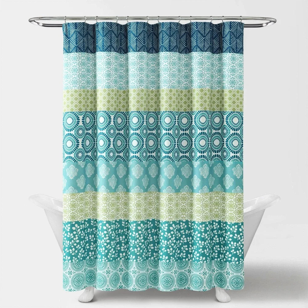 DUTRIEUX Bohemian Stripe Shower Curtain Polyester Durable