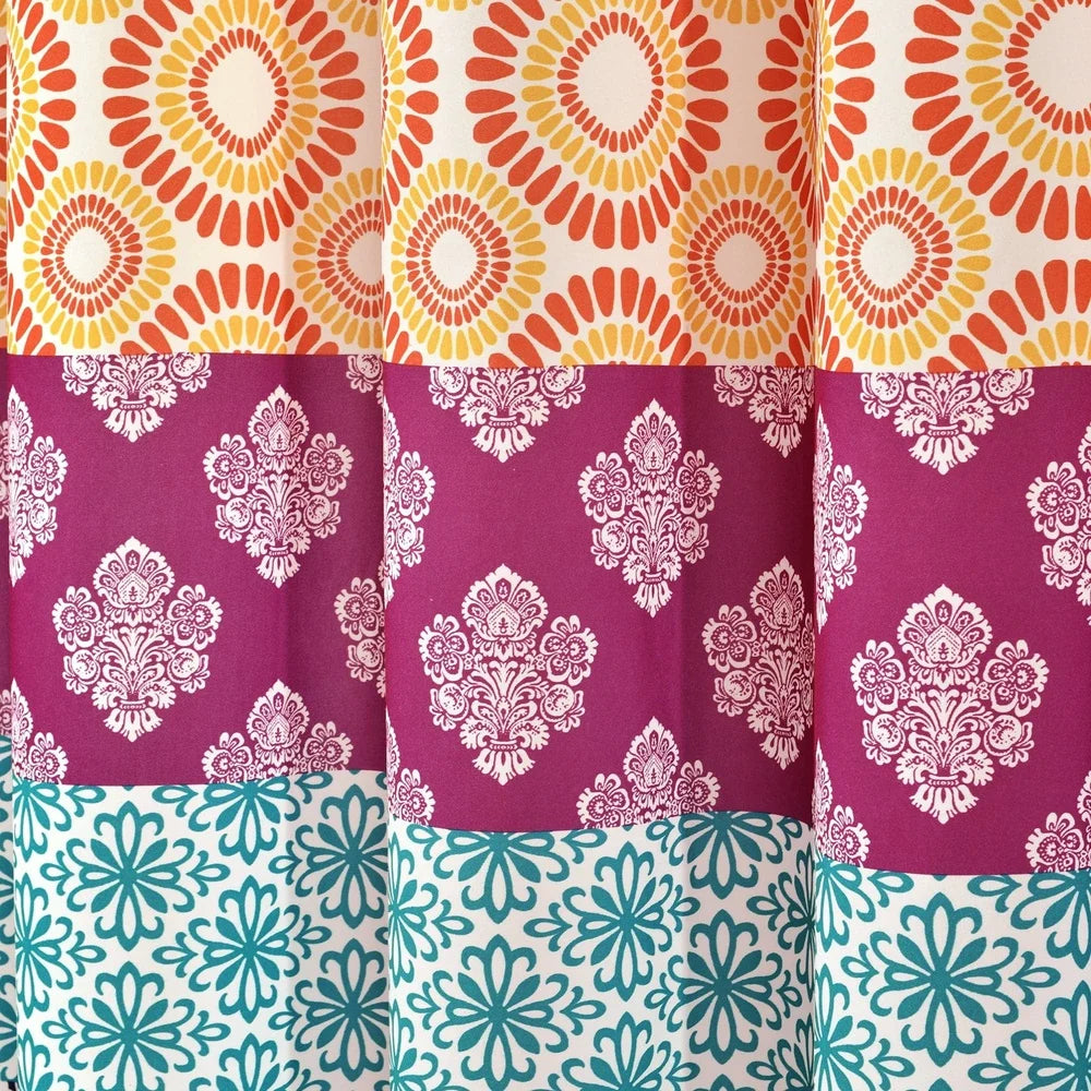 DUTRIEUX Bohemian Stripe Shower Curtain Polyester Durable
