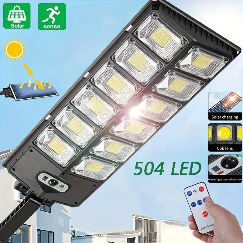 KEWEN 504LED Bright Solar Street Light With Motion Sensor