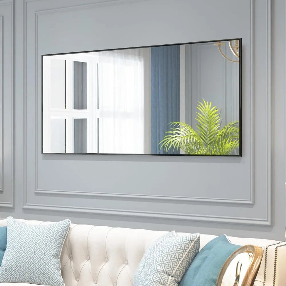 Hign Concerned Arched Floor Standing Mirror With Metal Frame