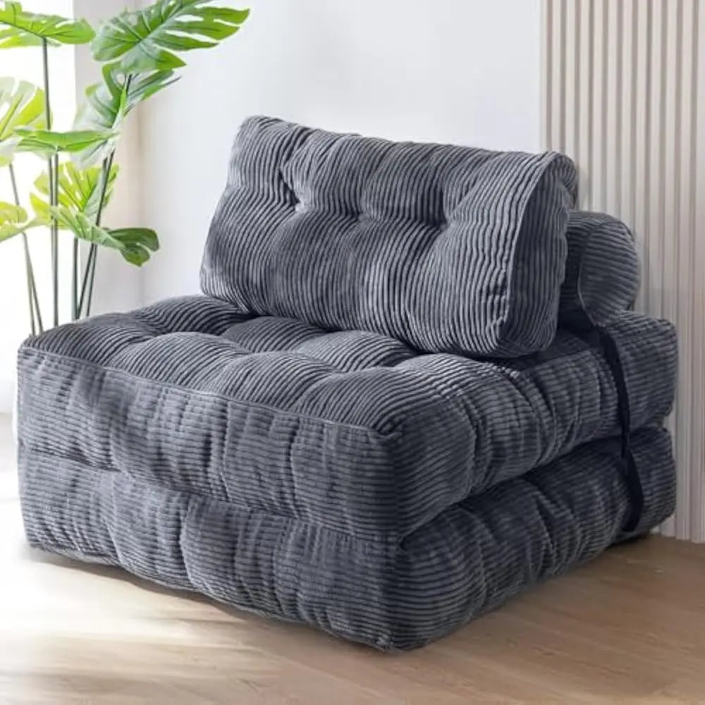 Combination Sofa Bed With Pillow Convertible Sleeper Chair