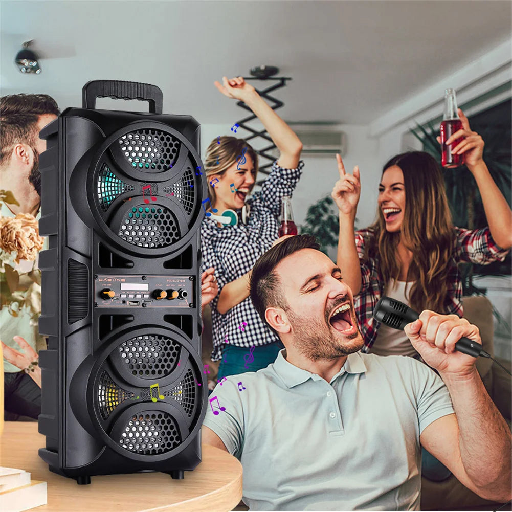 CURUK 3000W Portable Bluetooth Speaker Subwoofer Remote MIC