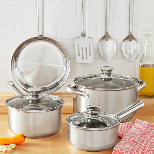 Hign-concerned 10-Piece Nonstick Stainless Steel Cookware