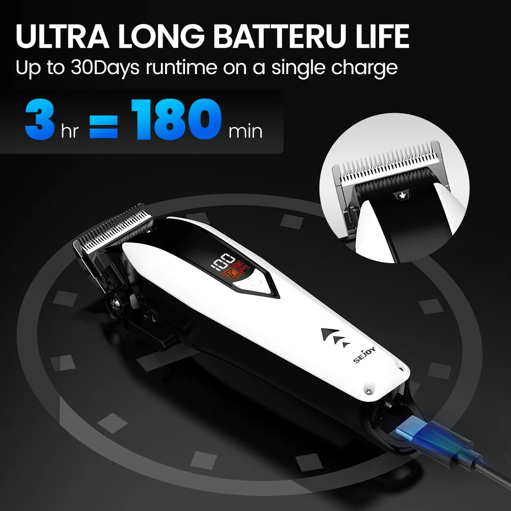 Sejoy Cordless Hair Clippers for Men with LED Display