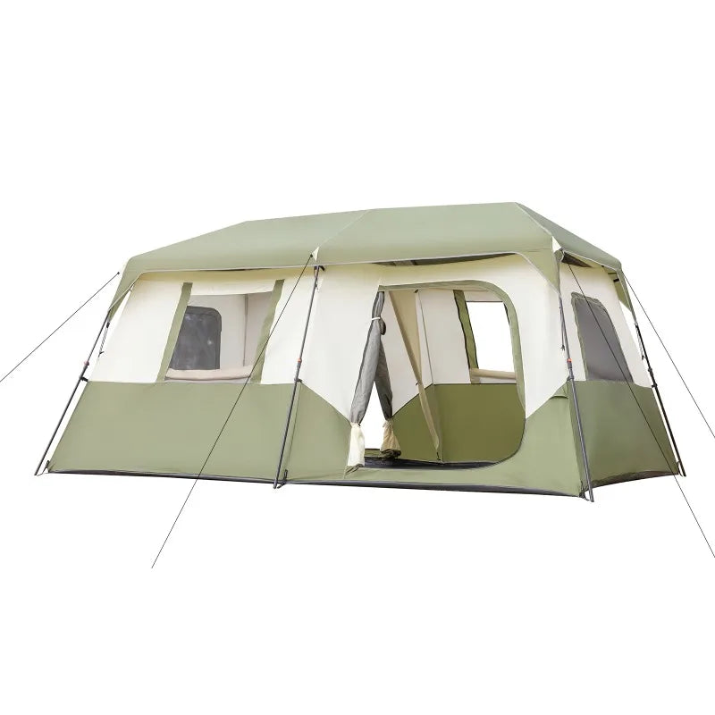 Building Family Camping Tent With Rainfly And Carry Bag