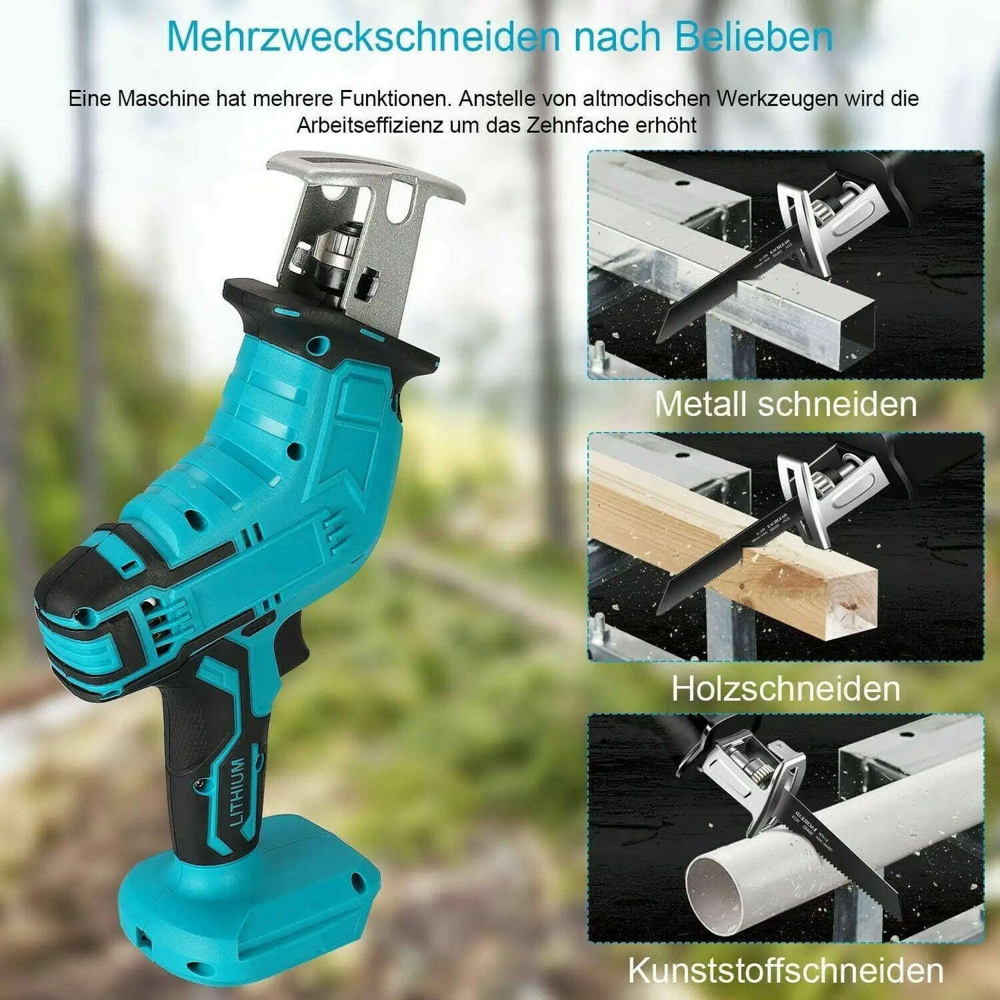 Online Goods Warehouse 18V Cordless Reciprocating Saw Kit